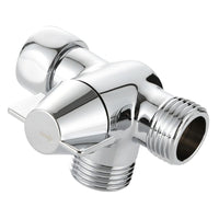 Main Image of All Metal 3-Way Shower Arm Diverter Diverter Valve For Dual Shower Heads Chrome - The Shower Head Store