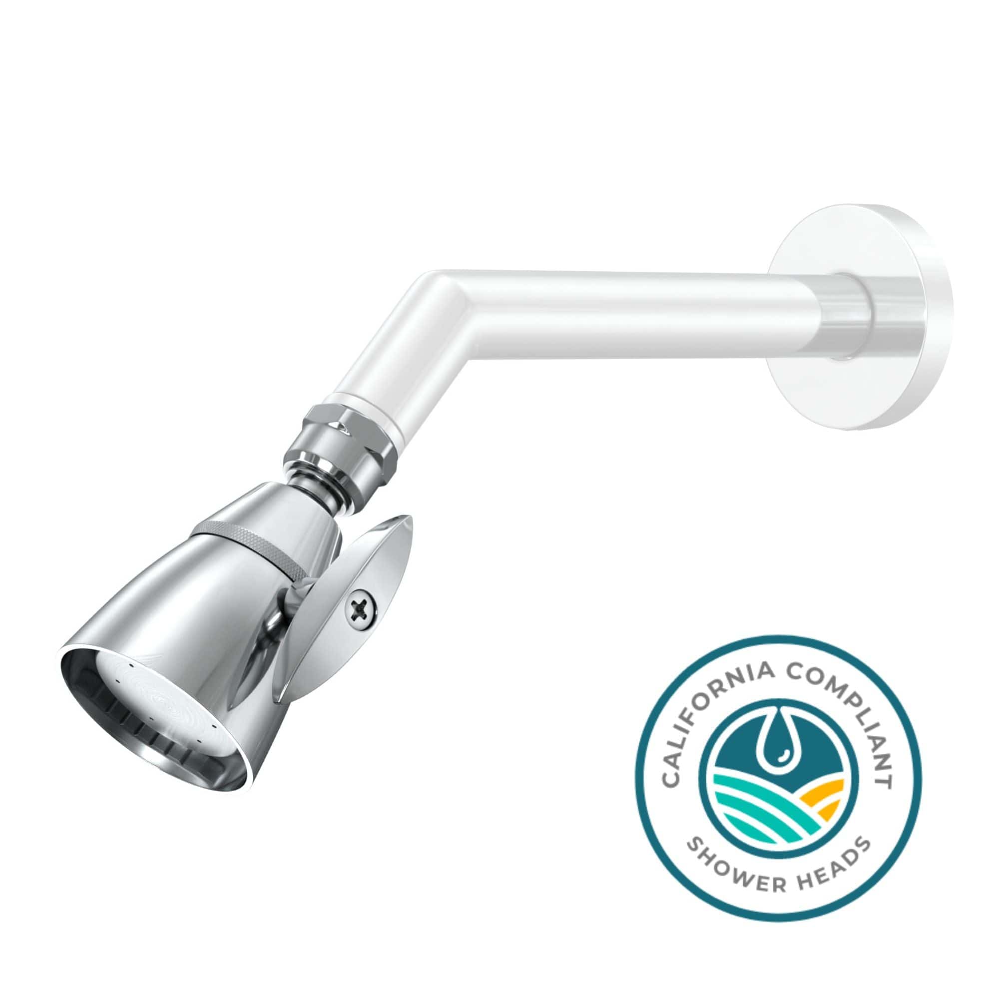 All Metal 2Inch High Pressure Shower Head, Variable Pattern, 1.75 GPM