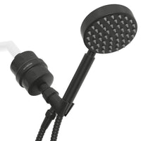 Main Image All Metal Shower Head Filter with 1-Spray Handheld Shower Head Set Matte Black / 2.5 GPM - The Shower Head Store