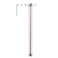 Main Image Straight Shower Arm Brushed Nickel / 12 Inch - The Shower Head Store