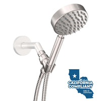 Main Image All Metal Handheld Shower Head Set 1-Spray Brushed Nickel / 1.75 GPM - The Shower Head Store