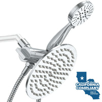 Main Image 3-Spray Dual Shower Head Combo Chrome / 1.75 GPM - The Shower Head Store