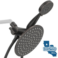 Main Image 3-Spray Dual Shower Head Oil Rubbed Bronze / 1.75 GPM - The Shower Head Store