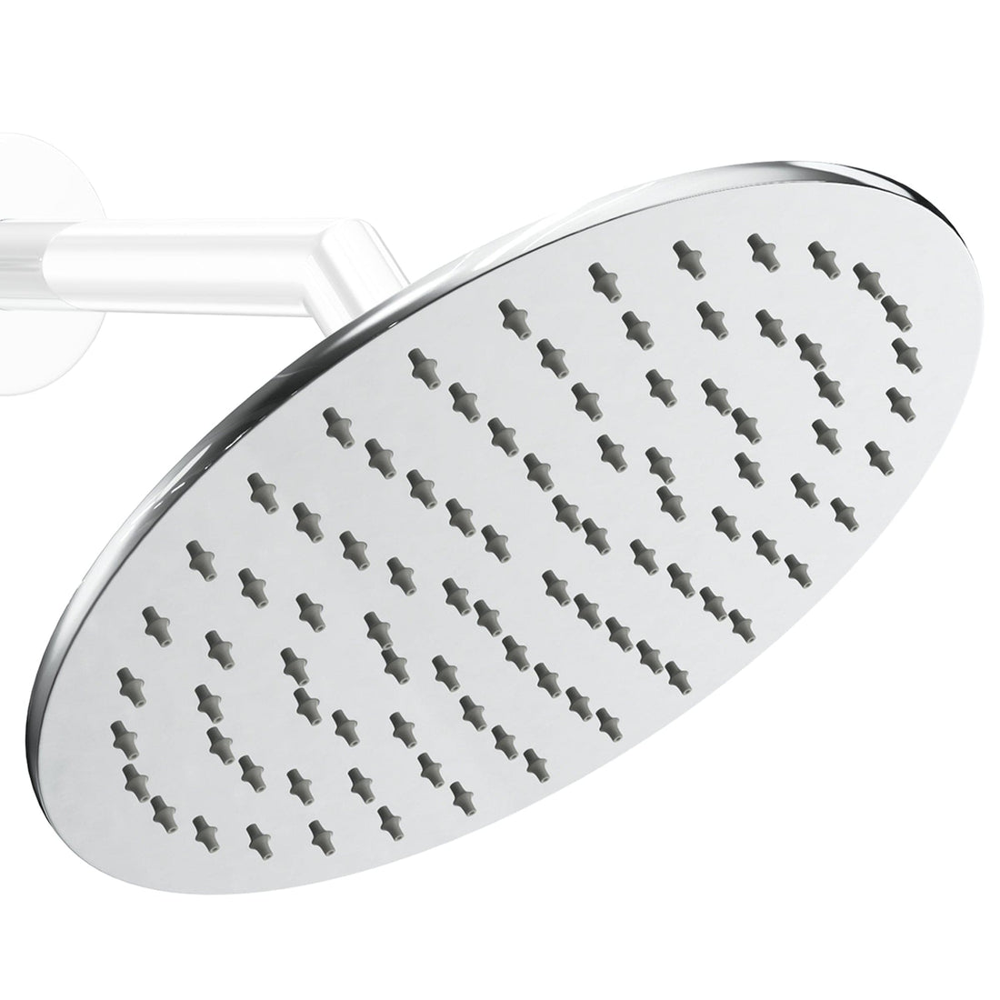 Main Image Metal 8 Inch Rain Shower Head Rainfall Showerhead Chrome / 2.5 GPM - The Shower Head Store