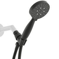 Main Image 3-Spray Handheld Shower Head Set Matte Black / 2.5 GPM - The Shower Head Store