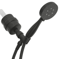 Main Image All Metal Shower Head Filter with 3-Spray Handheld Shower Head Set Matte Black / 2.5 - The Shower Head Store