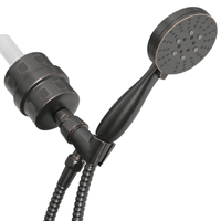 Main Image All Metal Shower Head Filter with 3-Spray Handheld Shower Head Set Oil Rubbed Bronze / 2.5 - The Shower Head Store