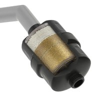 Main Image Solid Metal Shower Head Filter Housing with Filtration to Remove Chlorine Matte Black - The Shower Head Store