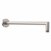 Main Image J-Shaped Overhead Shower Arm Brushed Nickel - The Shower Head Store