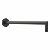 Main Image J-Shaped Overhead Shower Arm Matte Black - The Shower Head Store