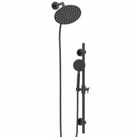 Main Image Dual Shower Head with Slide Bar Set Oil Rubbed Bronze / 2.5 - The Shower Head Store