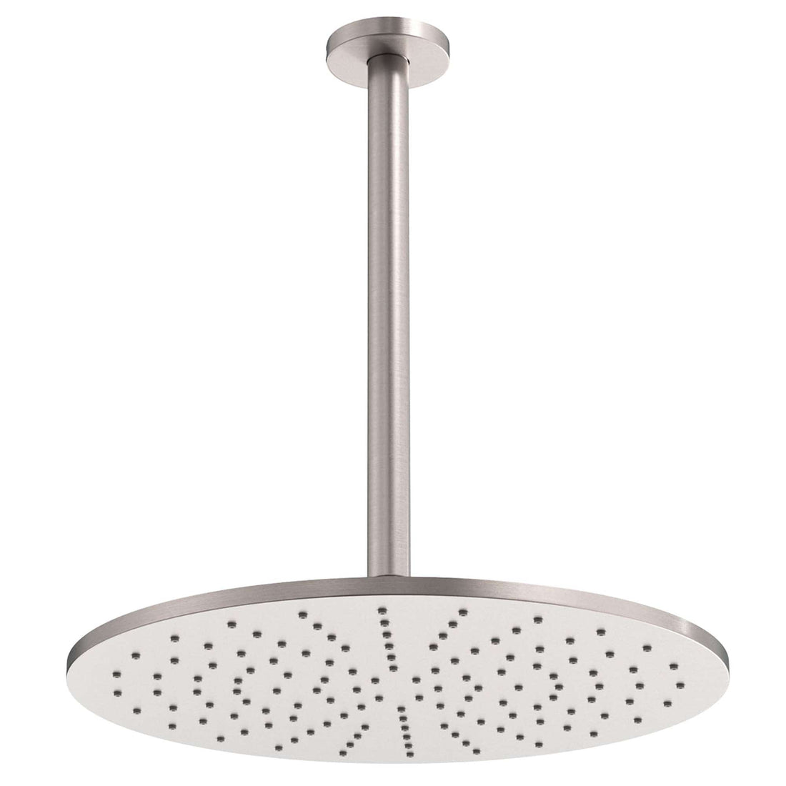 Main Image 12 Inch Rain Shower Head and 12 Inch Ceiling Mount Shower Arm Brushed Nickel - HammerHead Showers