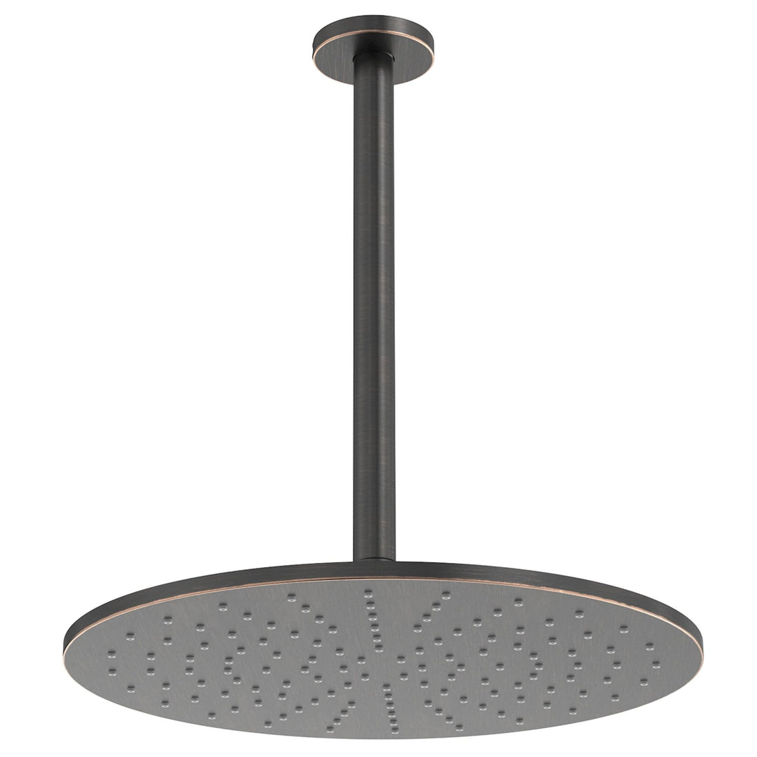 Main Image 12 Inch Rain Shower Head and 12 Inch Ceiling Mount Shower Arm Oil Rubbed Bronze  - HammerHead Showers