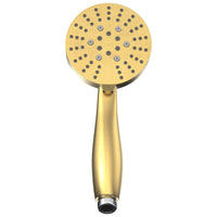 Main Image All Metal 3-Spray Handheld Shower Head, Handshower Only Brushed Gold / 2.5 - The Shower Head Store