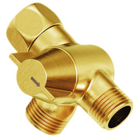Main Image Diverter with Holder Brushed Gold - The Shower Head Store