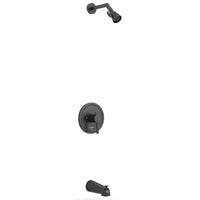 Main Image 2 Inch High Pressure Shower Head Set with Tub Spout and Valve and Trim Oil Rubbed Bronze / 2.5 GPM - The Shower Head Store