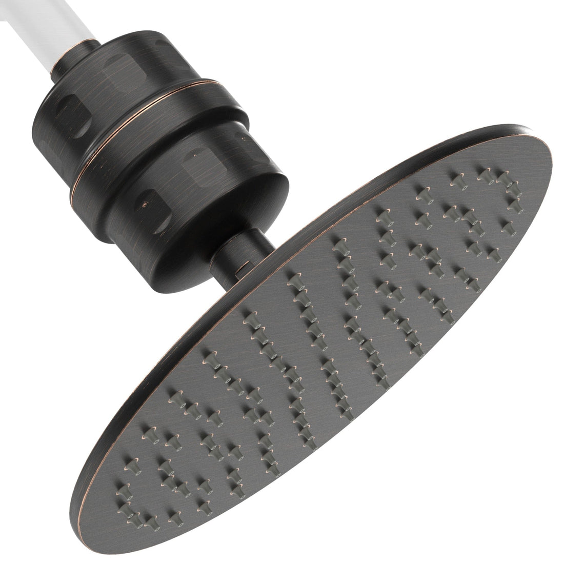 Main Image All Metal Shower Head Filter with 8 Inch Rainfall Shower Head Oil Rubbed Bronze / 2.5 - The Shower Head Store