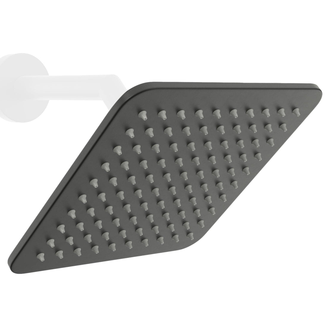 Main Image Square Rain Shower Head Matte Black  / 2.5 - The Shower Head Store