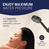 Max Water Pressure 2-Handle Valve and Trim Shower System with Dual Shower Head and Slide Bar Oil Rubbed Bronze / 2.5 - The Shower Head Store
