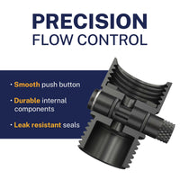 Precise Flow Control Trickle Valve Installed to Handheld Shower Head Oil Rubbed Bronze - The Shower Head Store