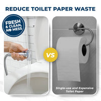 More Hygienic HammerHead Showers Metal Handheld Bidet Sprayer (Chrome)