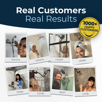 Social Proof All Metal Shower Head Filter with 8 Inch Rainfall Shower Head Oil Rubbed Bronze / 2.5 GPM Oil Rubbed Bronze / 1.75 GPM - The Shower Head Store