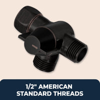 Standard_NPS_and_NPT_Threads_Diverter_Without_Holder Oil Rubbed Bronze - The Shower Head Store