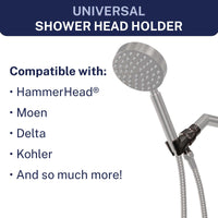Compatibility Handheld Shower Head Holder Oil Rubbed Bronze - The Shower Head Store