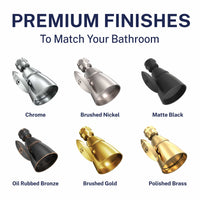 Finishes HammerHead Showers 2-Inch Shower Head Oil Rubbed Bronze / 2.5 GPM Oil Rubbed Bronze / 1.75 GPM - The Shower Head Store