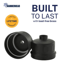 Built to Last Solid Metal Shower Head Filter Housing with Filtration to Remove Chlorine Matte Black - The Shower Head Store
