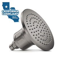 Gillian — The METAL Filtered Shower Head HammerHead Gray / 1.75 GPM - The Shower Head Store
