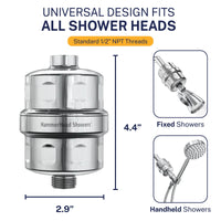 Compatibility Shower Head Fillter Chrome - The Shower Head Store