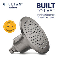 Built to Last Gillian — The METAL Filtered Shower Head HammerHead Gray / 2.5 GPM HammerHead Gray / 1.75 GPM - The Shower Head Store