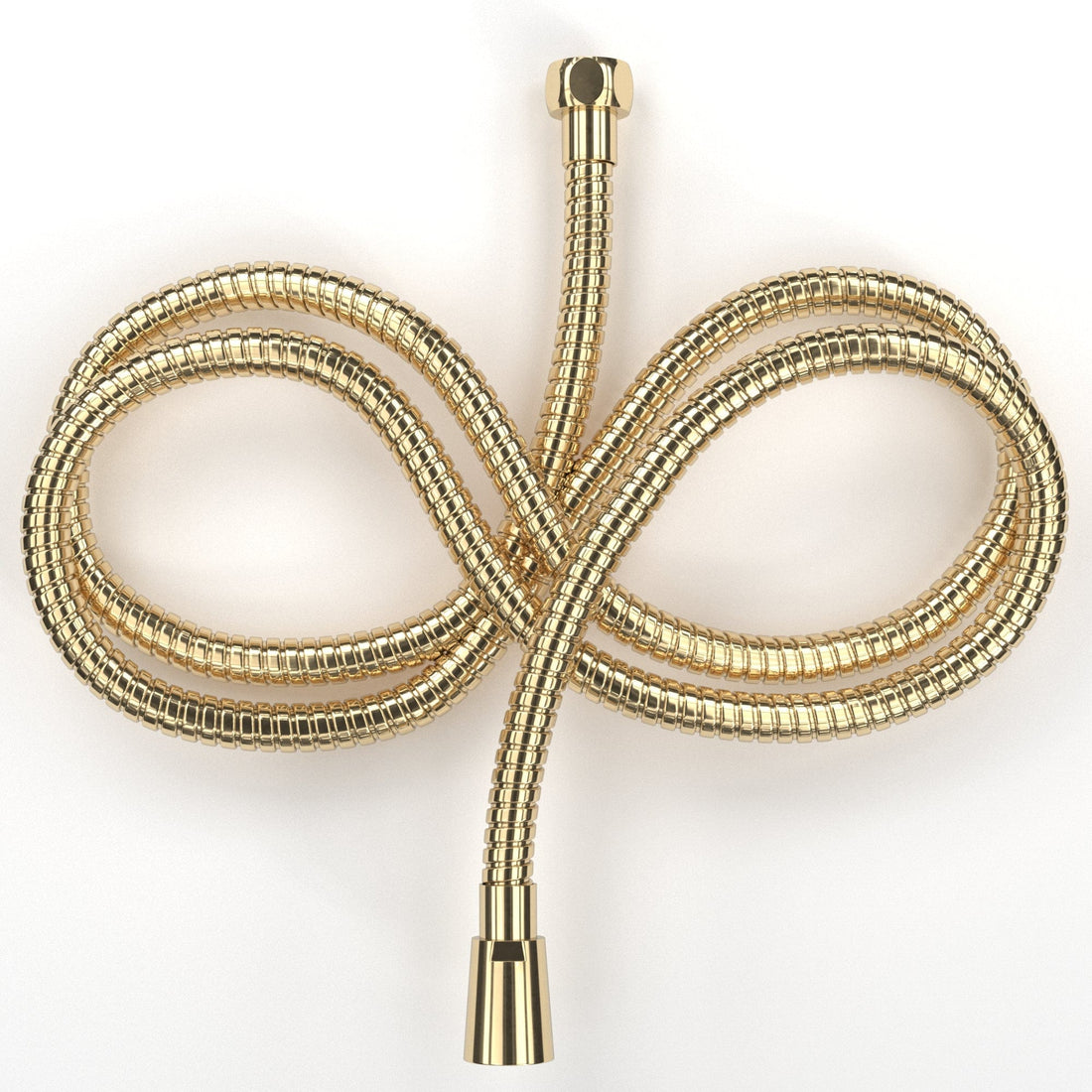 HammerHead Showers 72-Inch Shower Hose Main Image (Polished Brass) - The Shower Head Store