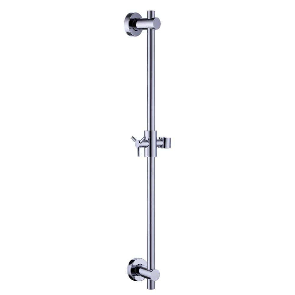 ALL Metal Shower Slide Bar with Hand Held Shower Head Holder