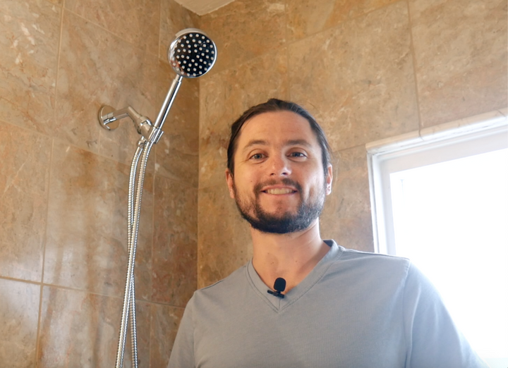 How To Install A Hand Held Shower Head With Hose