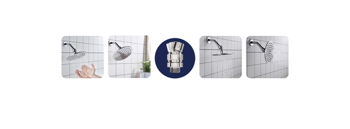 How To Increase Shower Head Height & Angle With A Swivel Ball Adapter ...
