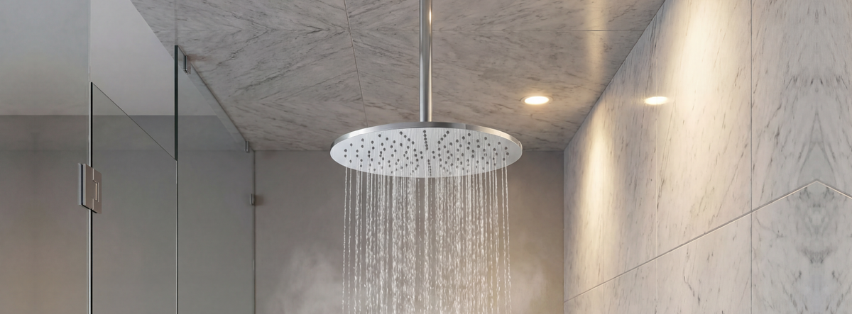 Upgrade Your Master Bath With A Rain Shower Head
