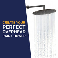 Lifestyle J-Shaped Overhead Shower Arm Oil Rubbed Bronze  - The Shower Head Store