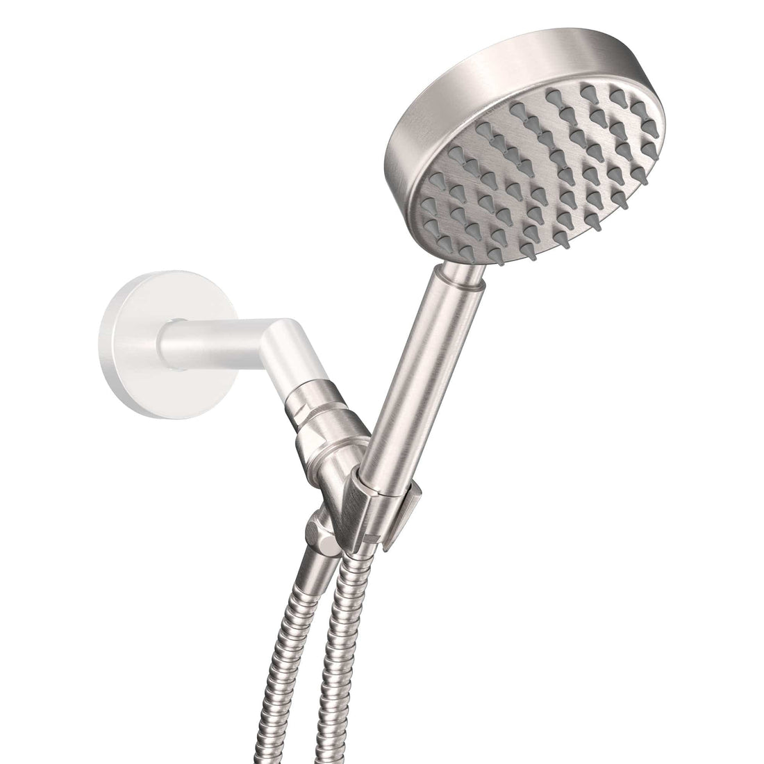 All Metal Handheld Shower head Set - 2.5 GPM Brushed Nickel / 2.5    - The Shower Head Store