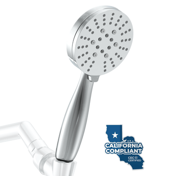 Main Image 3-Spray Low Flow Handheld Shower Head, Handshower Only Chrome / 1.75 - The Shower Head Store