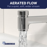 Aerated Flow Spring Loaded Tub Spout Chrome - The Shower Head Store