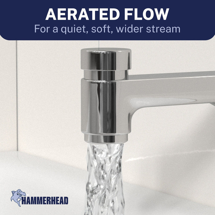 Aerated Flow Spring Loaded Tub Spout Chrome - The Shower Head Store
