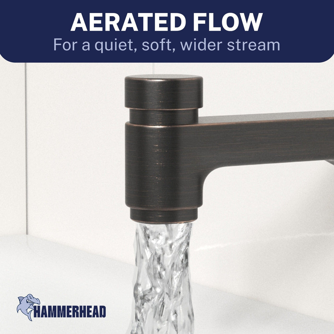 Aerated Flow Spring Loaded Tub Spout Oil Rubbed Bronze - The Shower Head Store