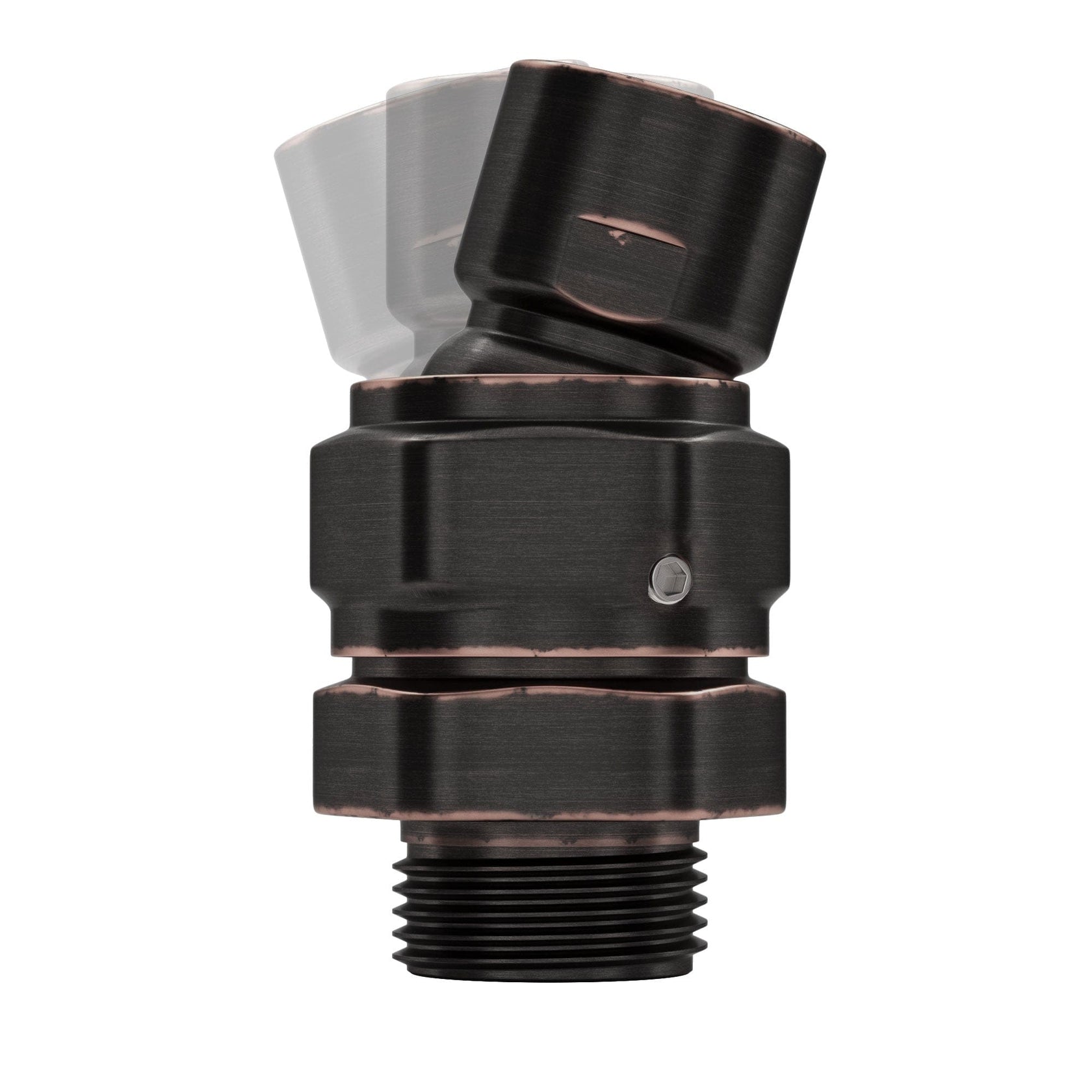 All Metal Shower Head Swivel Adapter To Adjust Showerhead Angle The