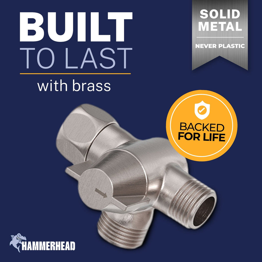 Built_To_Last_Diverter_Without_Holder Brushed Nickel - The Shower Head Store