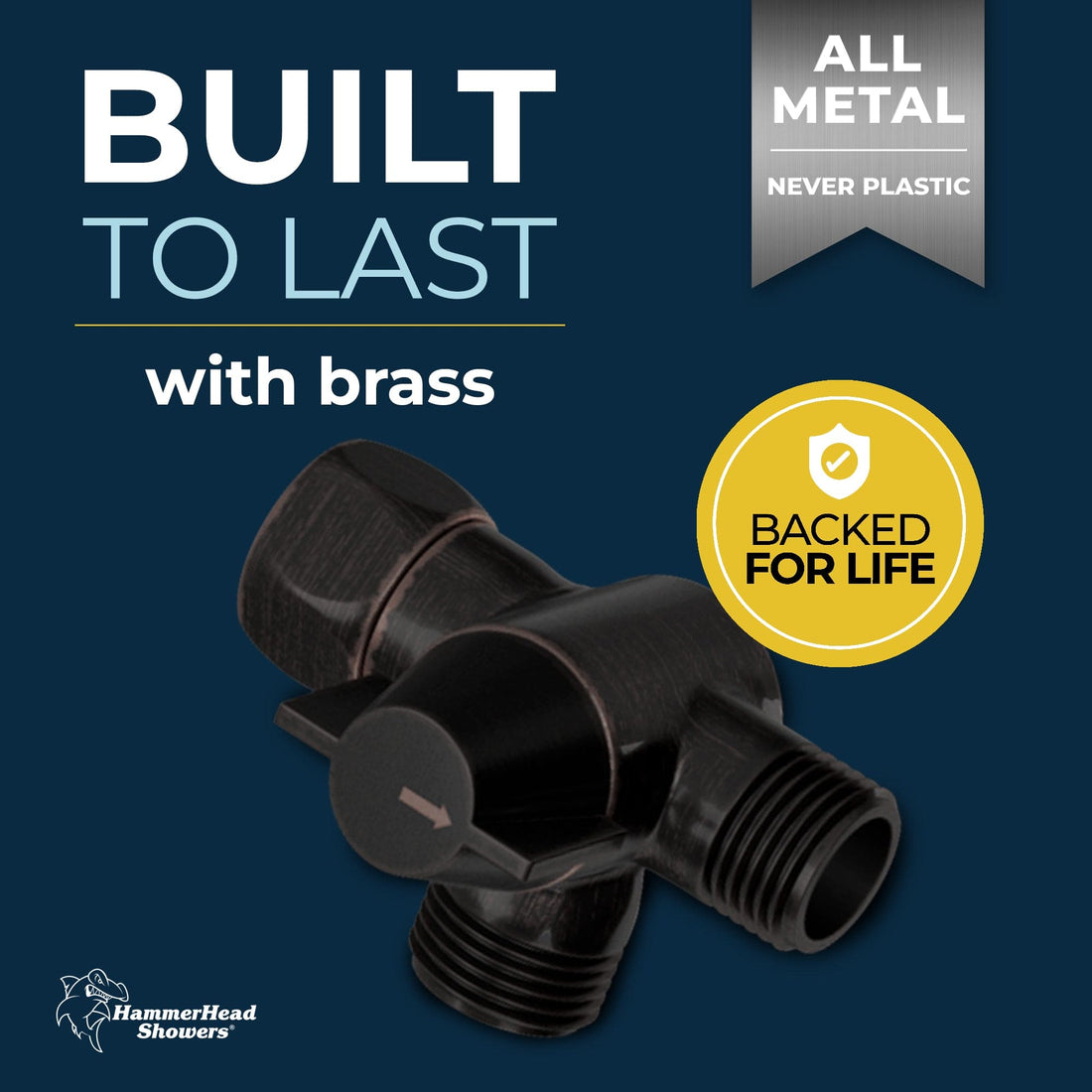Built_To_Last_Diverter_Without_Holder Oil Rubbed Bronze - The Shower Head Store