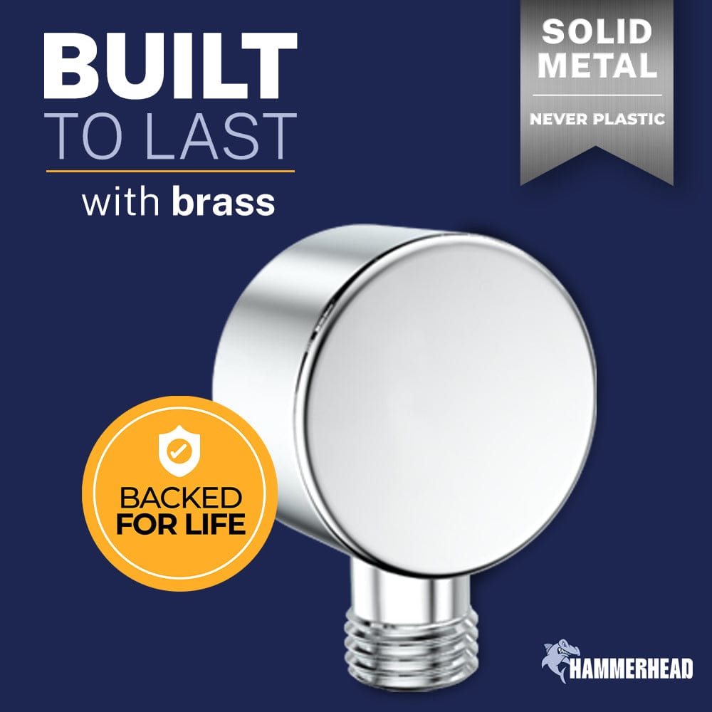 Built To Last Drop Ell Chrome - The Shower Head Store