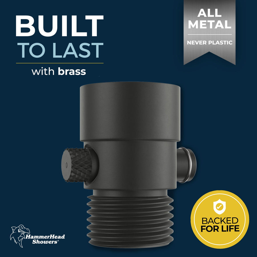 Built to Last Trickle Valve Matte Black  - The Shower Head Store