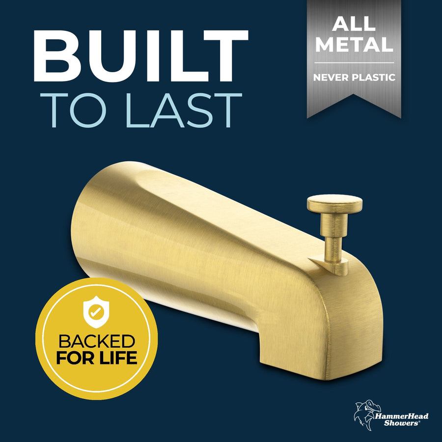 Built_To_Last_Tub_Spout Brushed Gold - The Shower Head Store